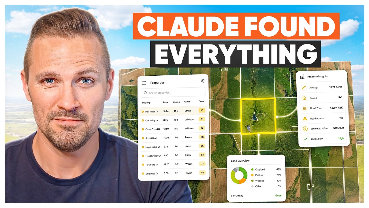 Claude Cowork + Land Portal Turns Bad Property Lists Into Gold