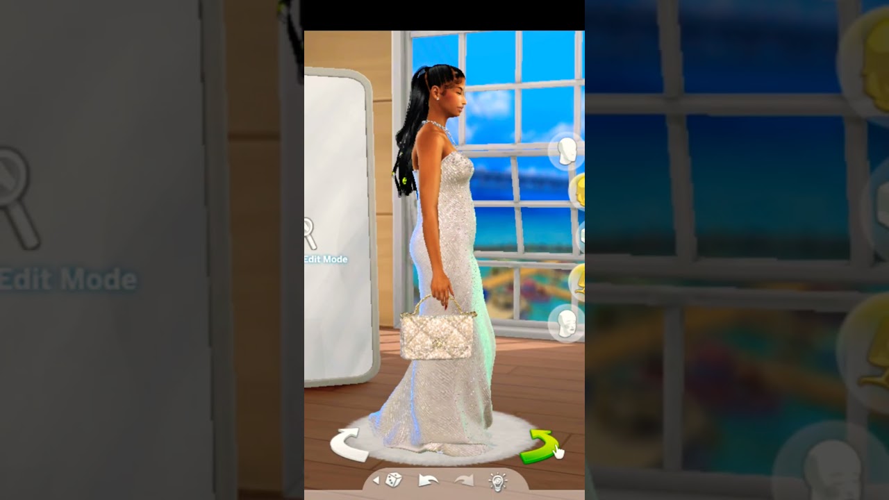 I think her formal attire came out 🔥😮‍💨 What y'all think? Rate this Sims 4 from 1–10! 👇✨