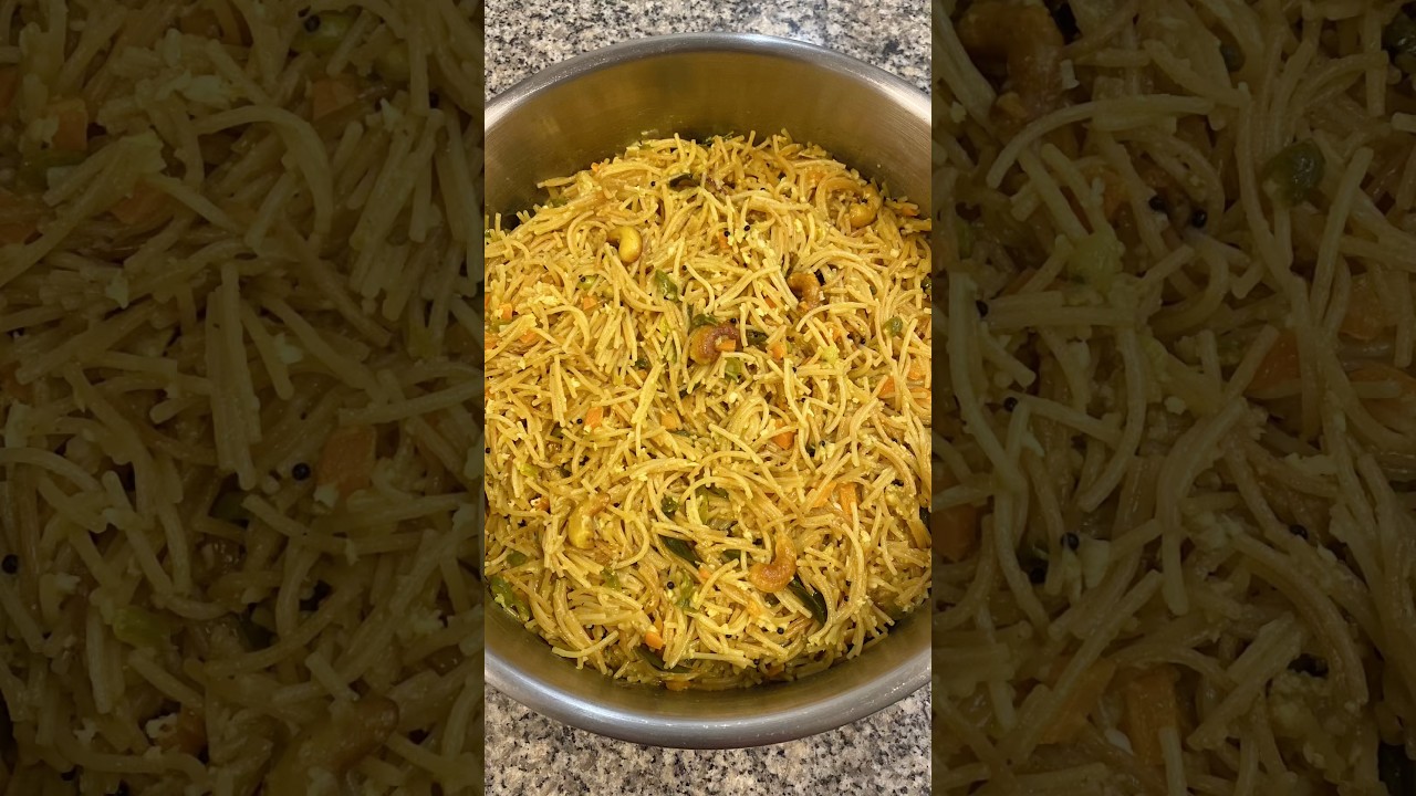 Vermicelli Upma | സേമിയ ഉപ്പുമാവ് #wheatvermicelli #recipe breakfastrecipe