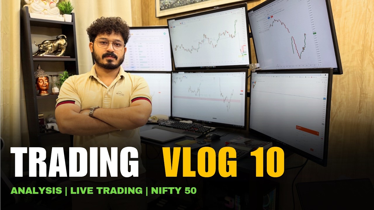 Trading Vlog 10  | Trading nifty 50 | June 24 Trade | Intraday