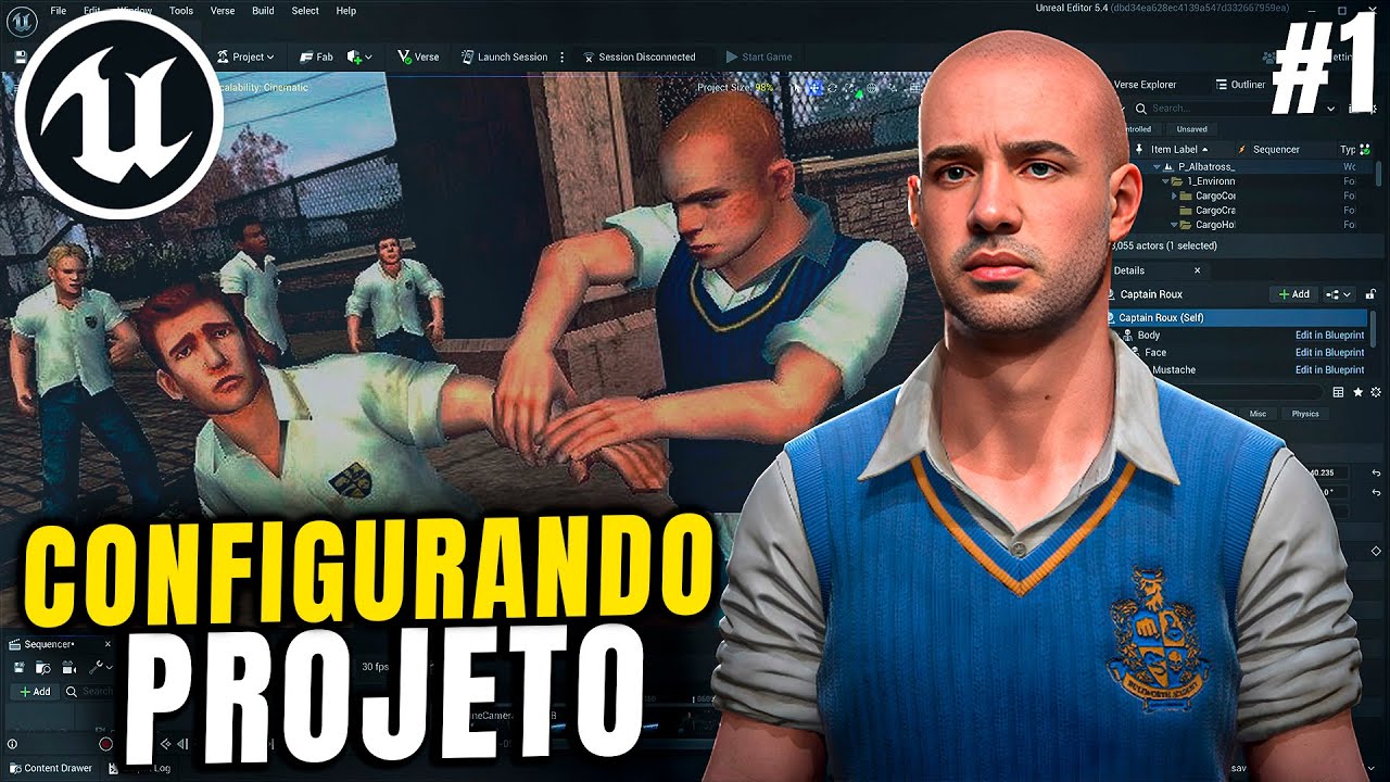 #1 - Projeto Bully: Configurando Projeto em C++ no Unreal Engine 5