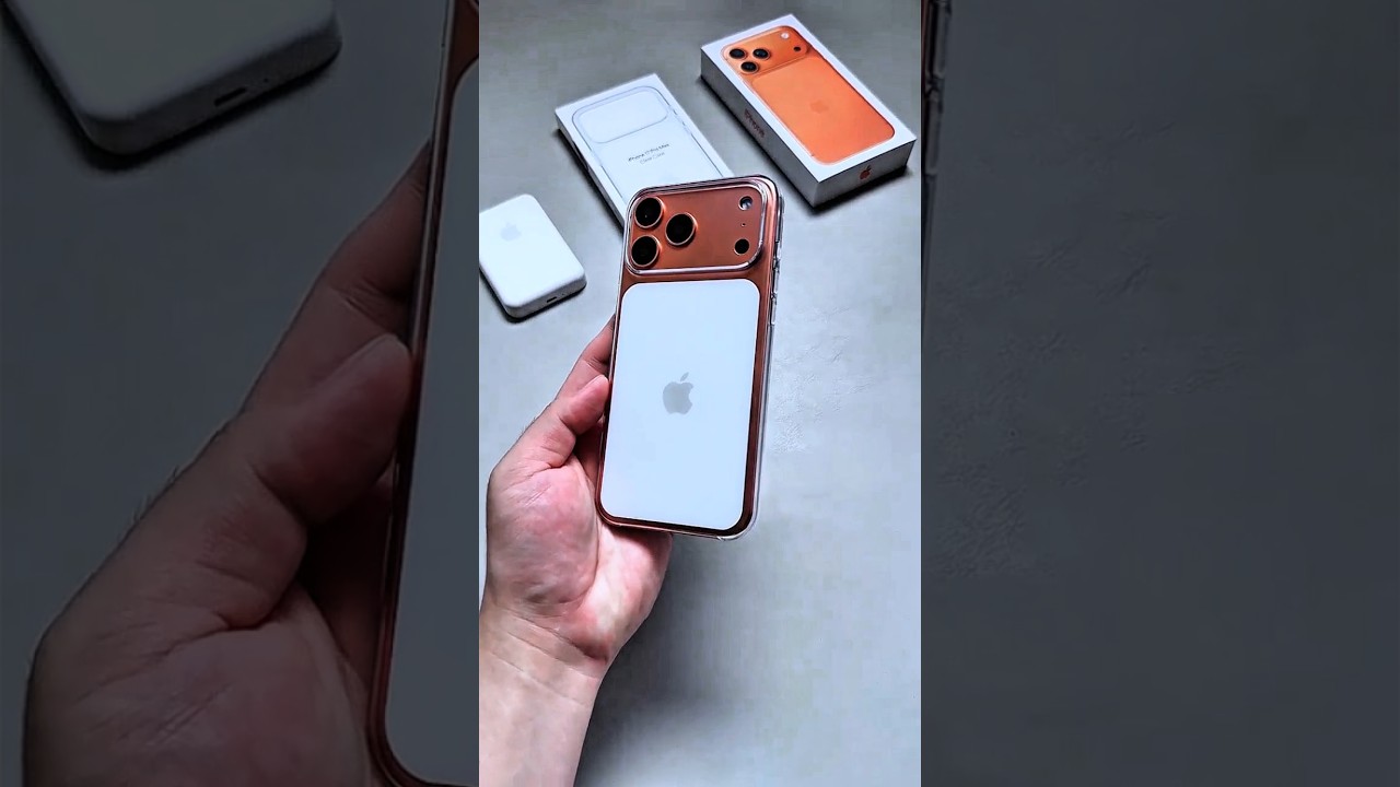 iPhone 17 Pro Max Design is Next Level 🚀 #smartphone #techlakshman #look #flagshipphone #iphone 😯❤