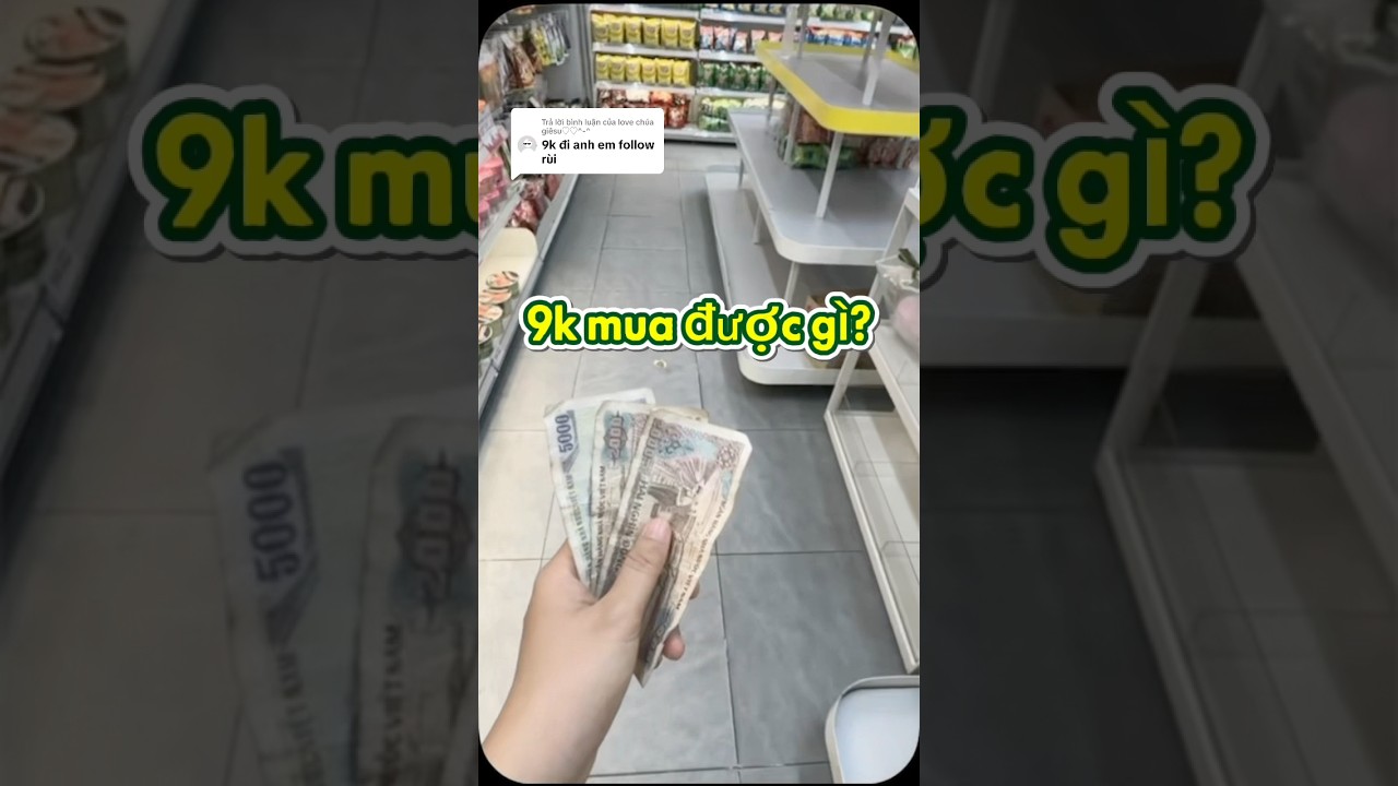 9k mua được gì? #mukbang #amsr #kensupermen