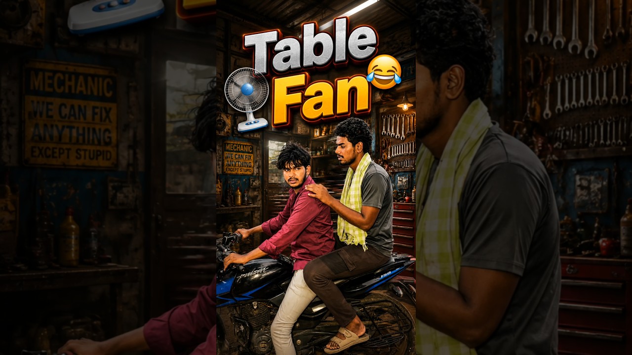 Table-Fan😂😂..twist😂🤣||#thellaarluu #comedy #funny #shorts #shortsfeed #funnyshorts #viral #trending