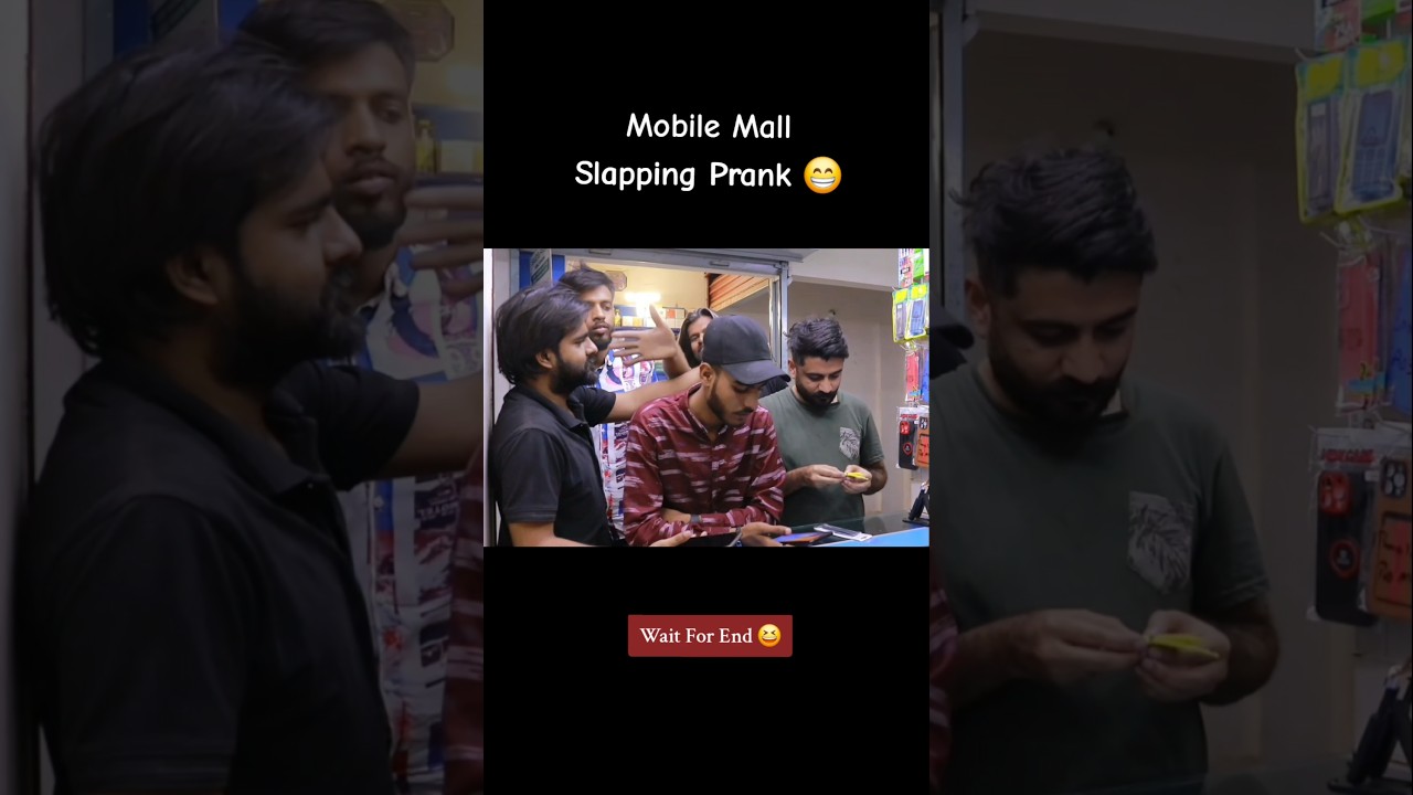 Mobile Mall Slapping Prank 😆 #ourentertainment #slappingprank #prank #funny