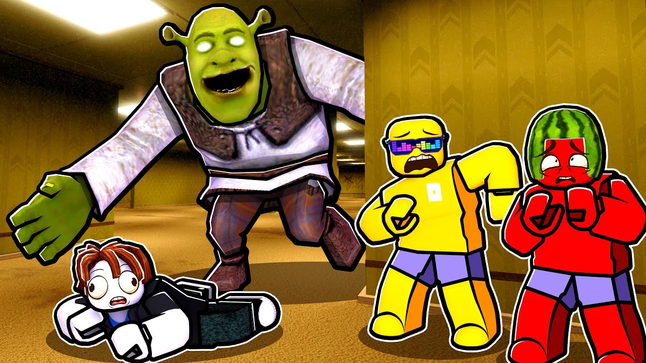 Shrek in the Backrooms Roblox