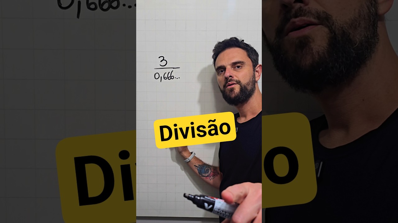 Divisão por dízima #matematica #concursos
