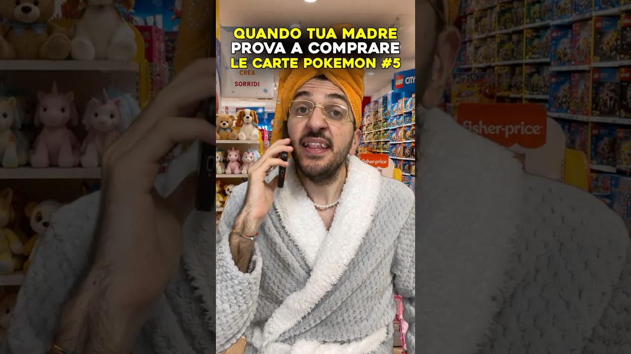 Quando tua madre prova comprare le carte Pokemon
