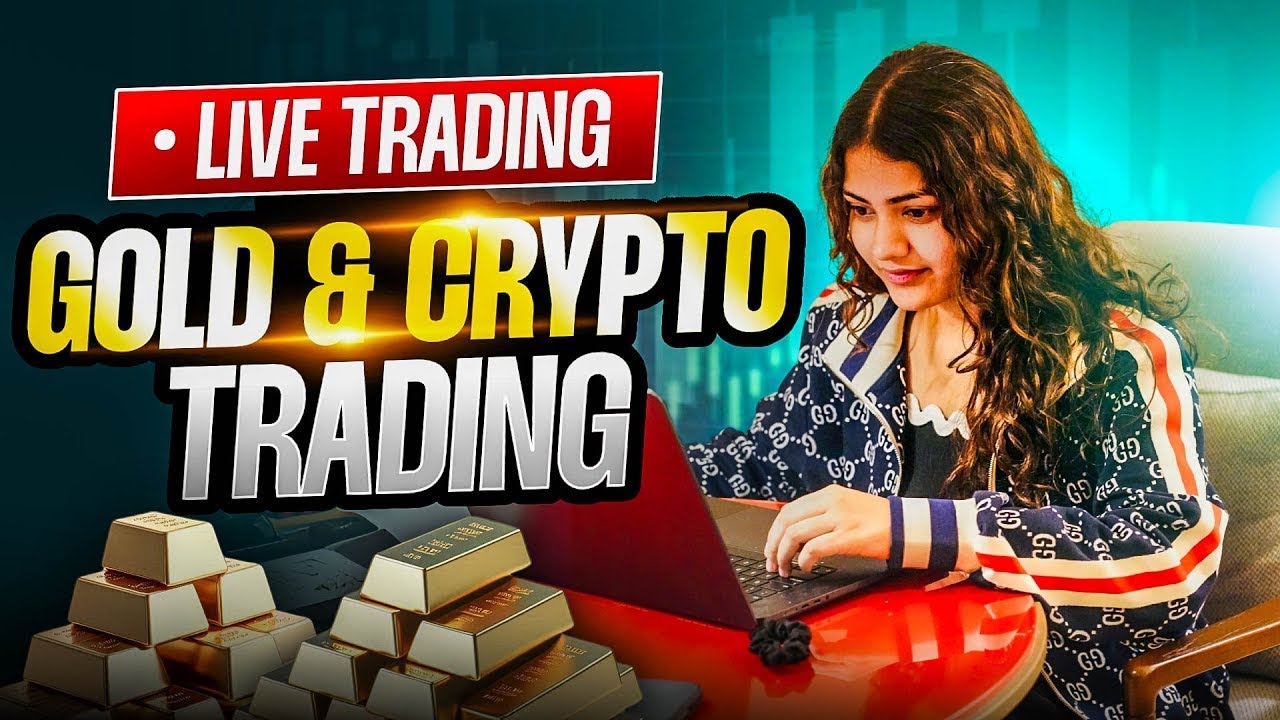 Live Gold, Crypto Trading |  23 JUNE | #goldtrading #cryptotrading #bitcoin - MANSI