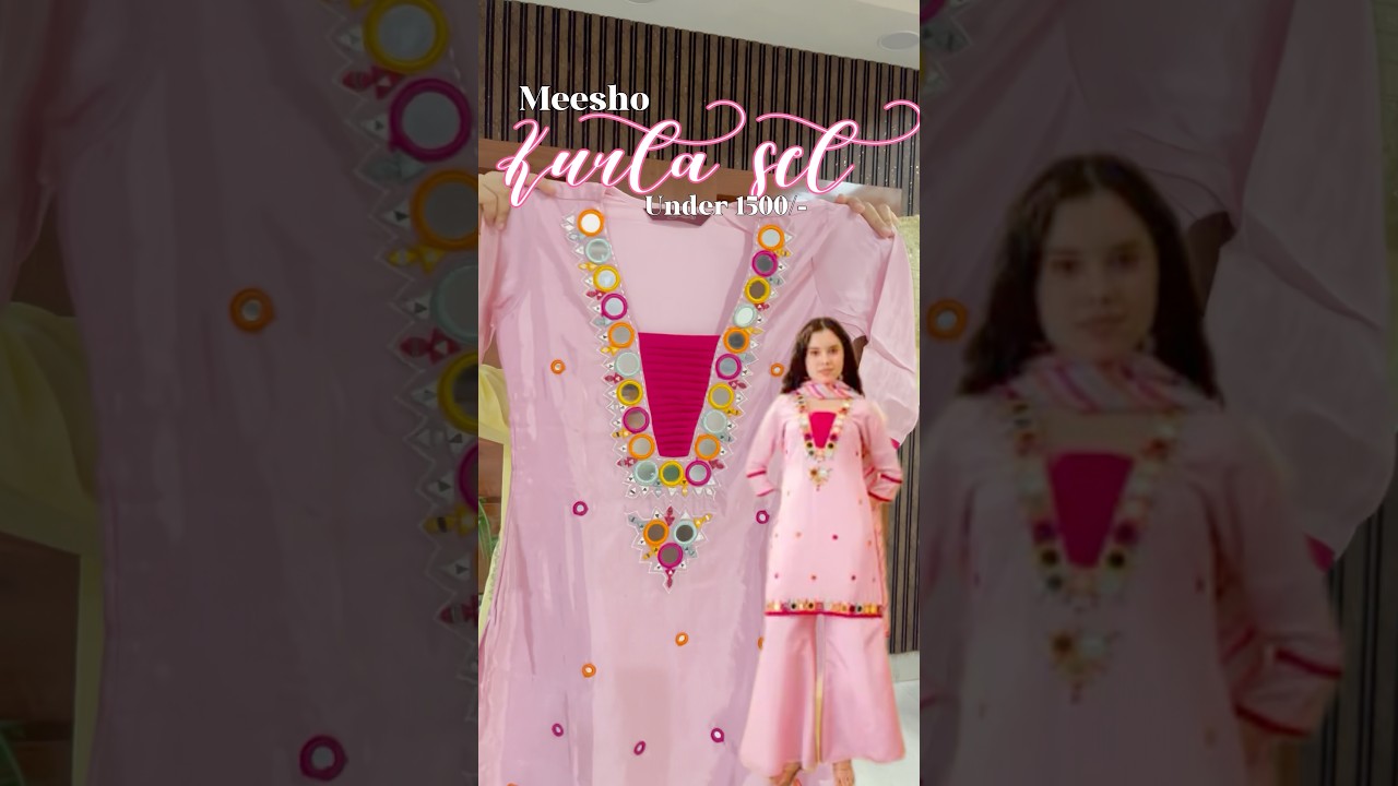 Meesho beautiful Y2K kurta set under 1000 🤩🤩 #meeshofinds #meesho #fashion