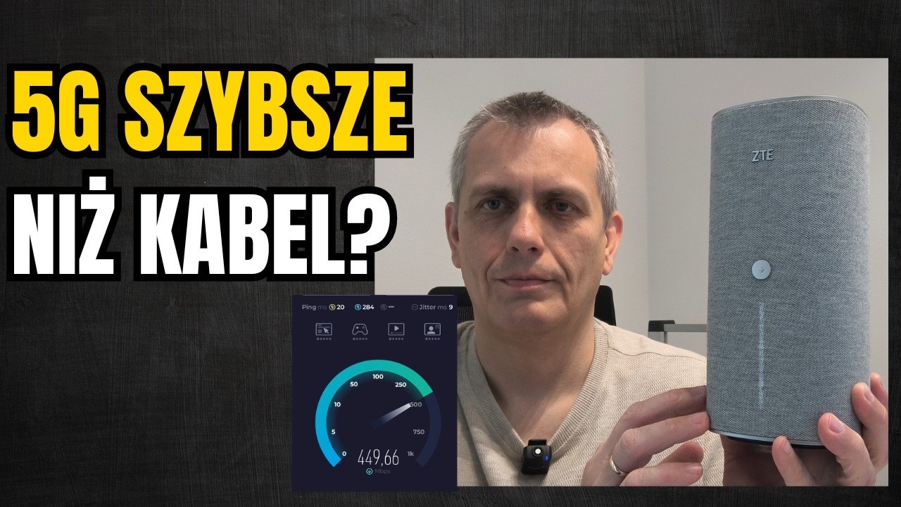 Internet 5G szybki jak światłowód? 🚀 TEST ZTE G5 Ultra Style – Najładniejszy router z Wi-Fi 7!