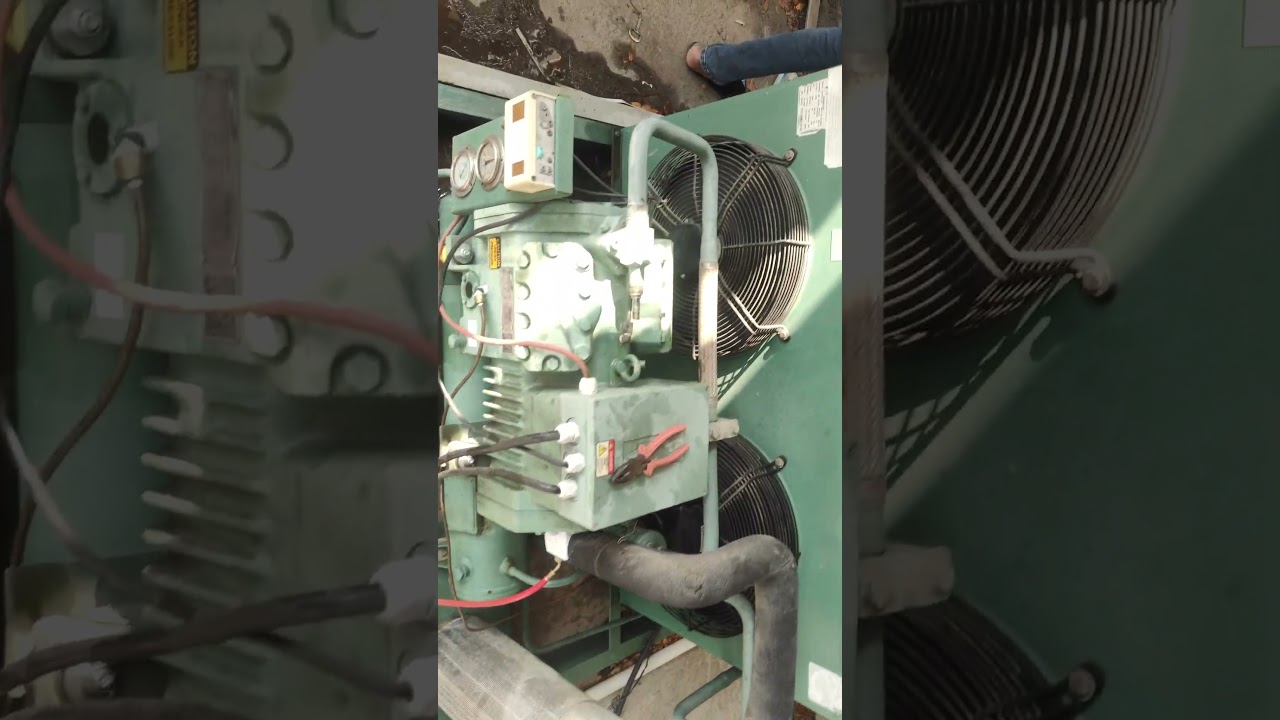 10 TR Bitzer Compressor Repair ⚙️❄️ #Shorts #bitzer
