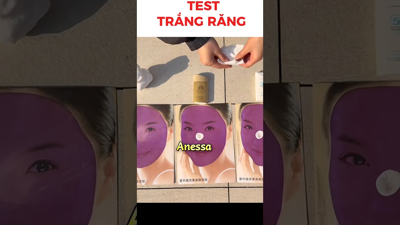 TEST CHỐNG NẮNG HOT CỦA KEM CHỐNG NẮNG HOT #lamdep #myphamada #skincare #chamsocda