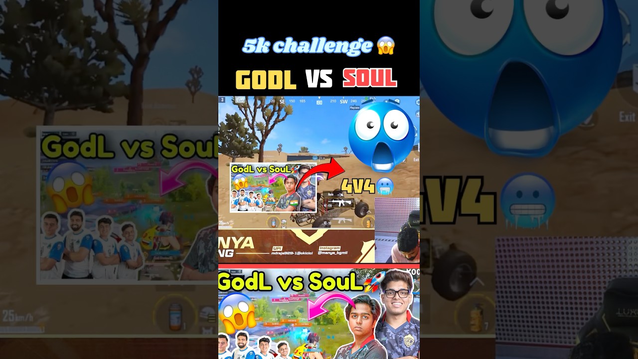 GODL VS SOUL FIGHT🥶😱 #bgmi #bmps #jonathan #bmps #shorts