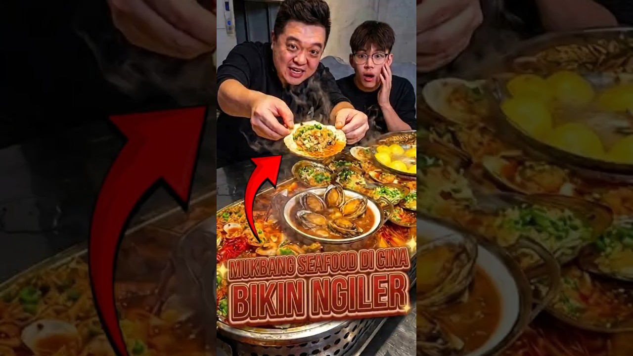 Mukbang Seafood Raksasa di Restoran China! Porsi Brutal Harga Murah" 😍🍤