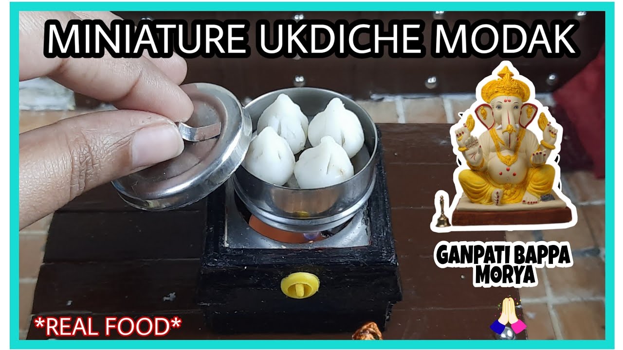 Miniature Ukdiche MODAK Recipe | Miniature cooking | mini food | Tiny chef channel