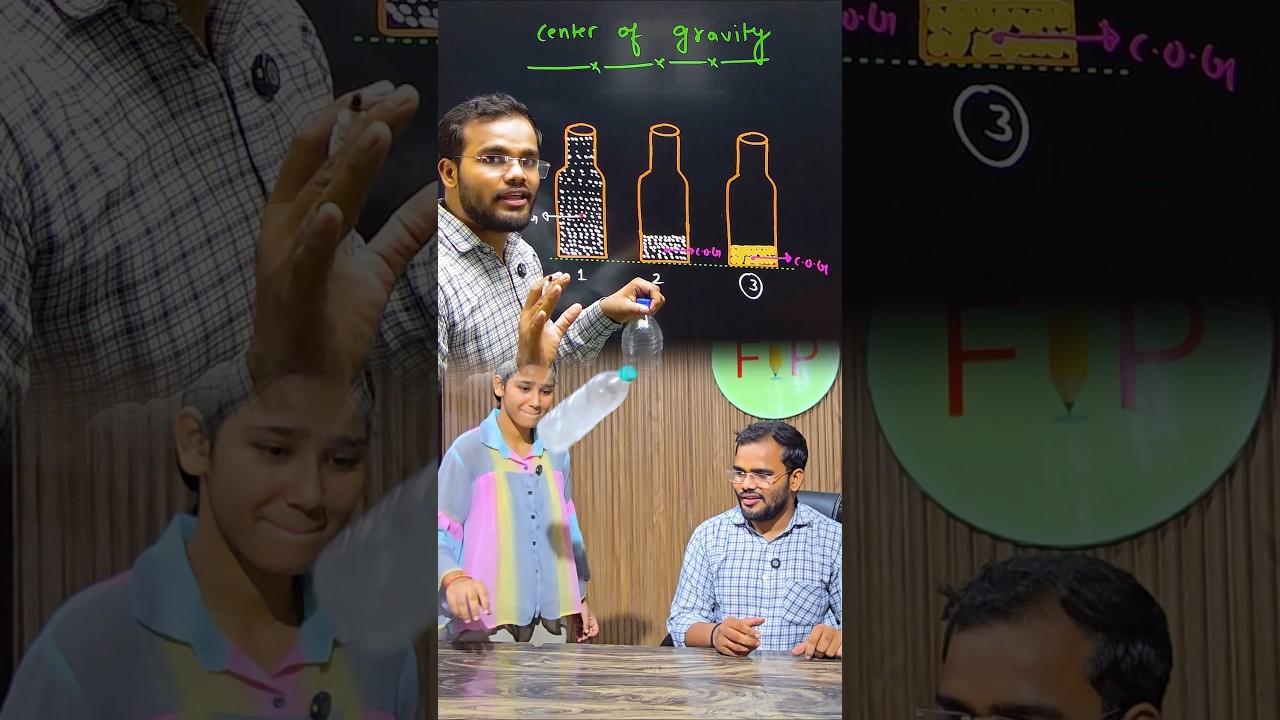 Bottle Flip Challange by using Physics 100% Strike #physics #science #experiment #physics #learning