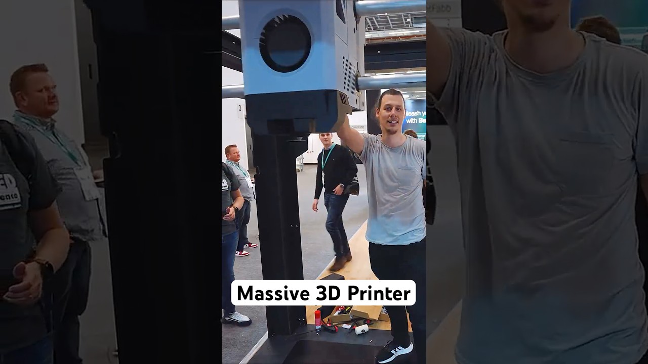 I 3D printed a gigantic 3D printer!