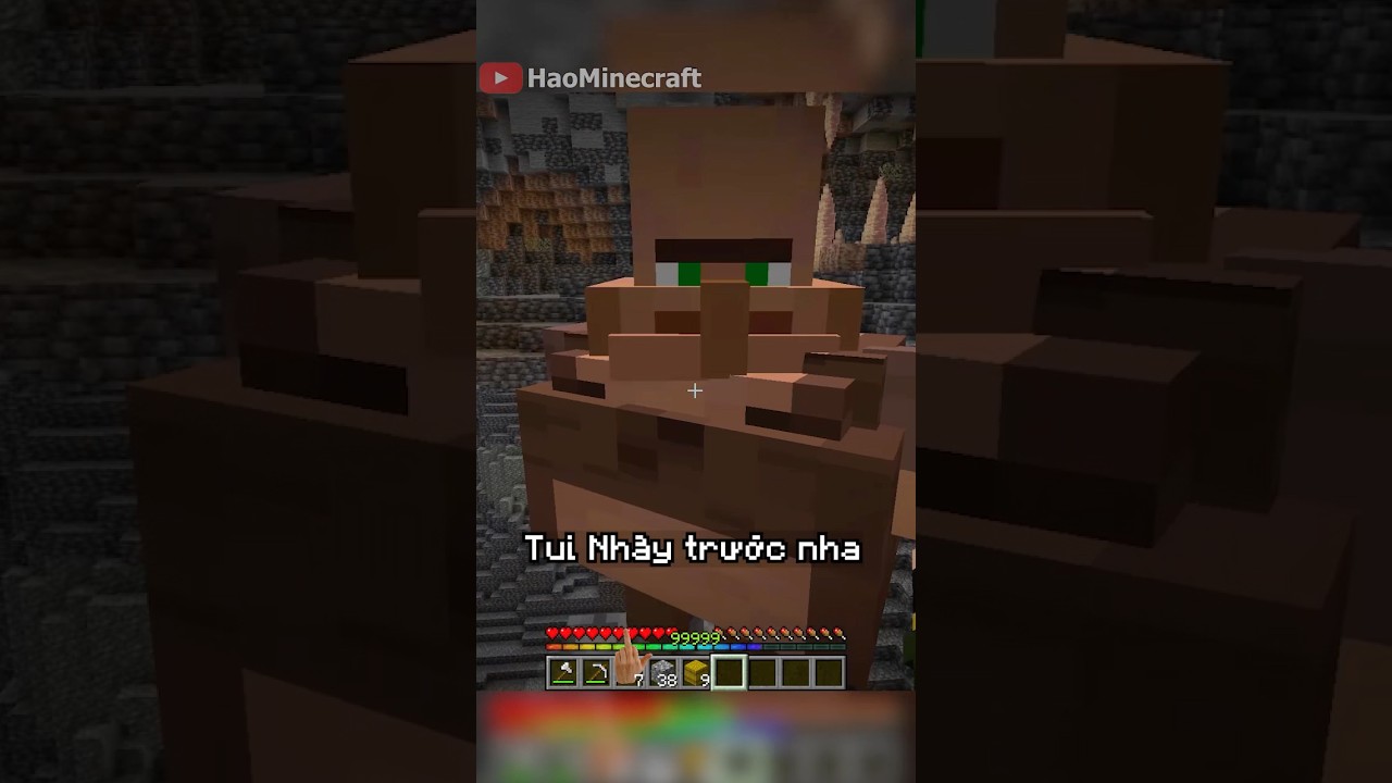 Đừng Bao Giờ Chơi Với Dân Làng Này #minecraft #memes #haominecraft