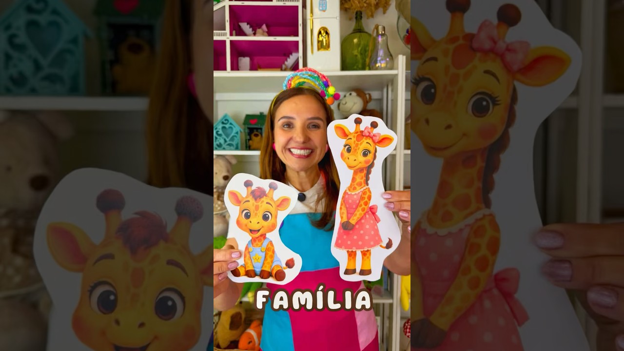 Família Girafas! #infantil #family #educaçãoinfantil #aprendizadoinfantil
