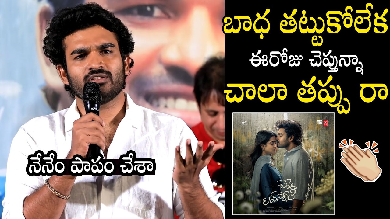 Kiran Abbavaram Most Emotional Speech At Chennai Love Story Success Meet | Always Filmy
