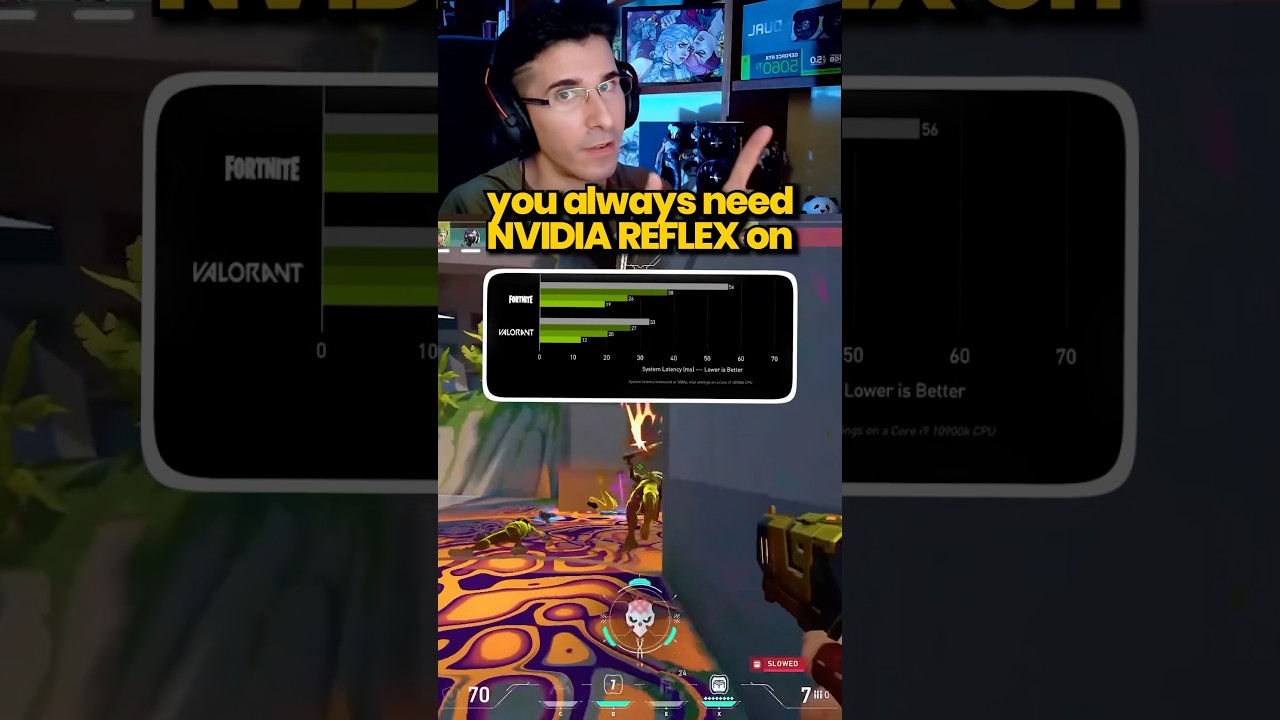NUNCA JUEGUES VALORANT sin NVIDIA REFLEX ⚠️ tips and tricks guide rtx 5080 + 5060 ti clips shorts