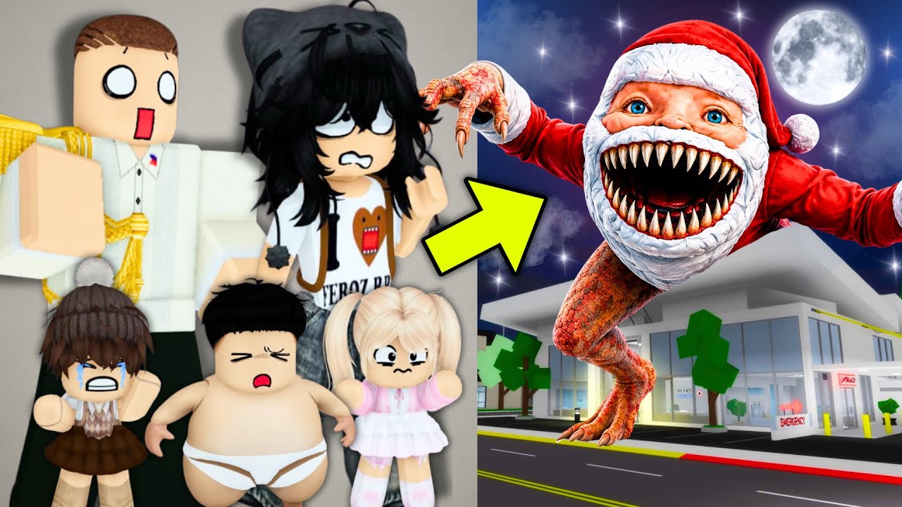 Ang SCARY GOO GOO GAGA sa BROOKHAVEN! (ROBLOX RP TAGALOG)