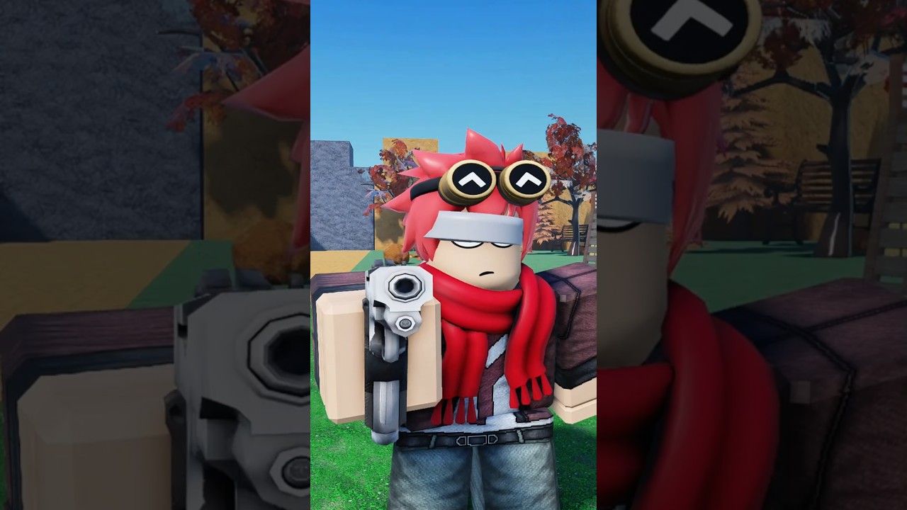 Blindfold Shooting Challenge #roblox #robloxanimation #shorts #memes