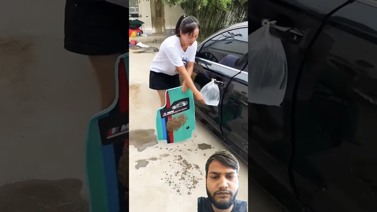 पापा की गाड़ी में डाल दिया मिट्टी 🥵😱 #youtubeshorts #cartton #woodscraft #camtono