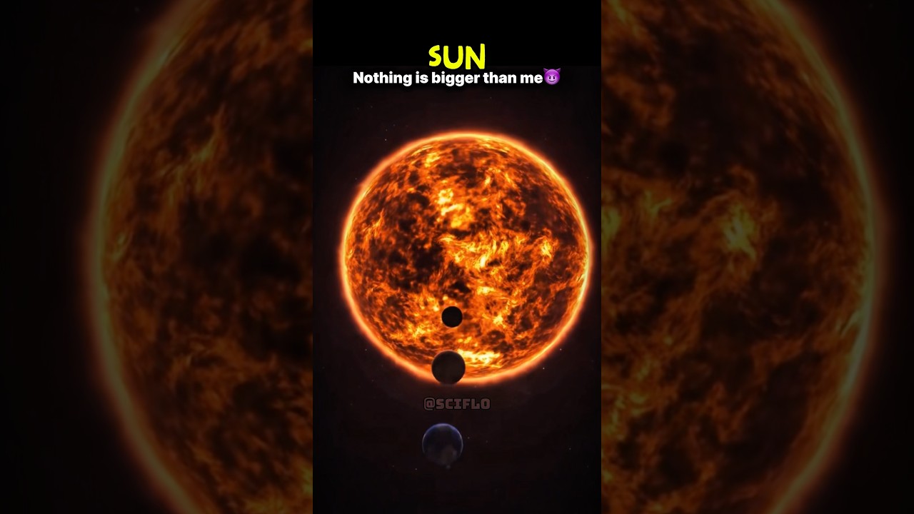 Sun vs cosmic Giants 😈💀☠️#shorts #sun #universemagic #stars #universe #space #sciencefacts