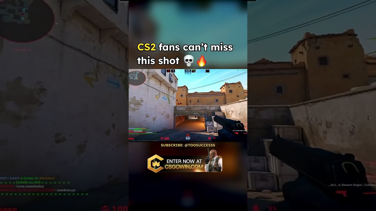 CS2 fans can’t miss this shot💀🔥 #cs2 #counterstrike #gaming #shorts #viral #esports #ytshorts