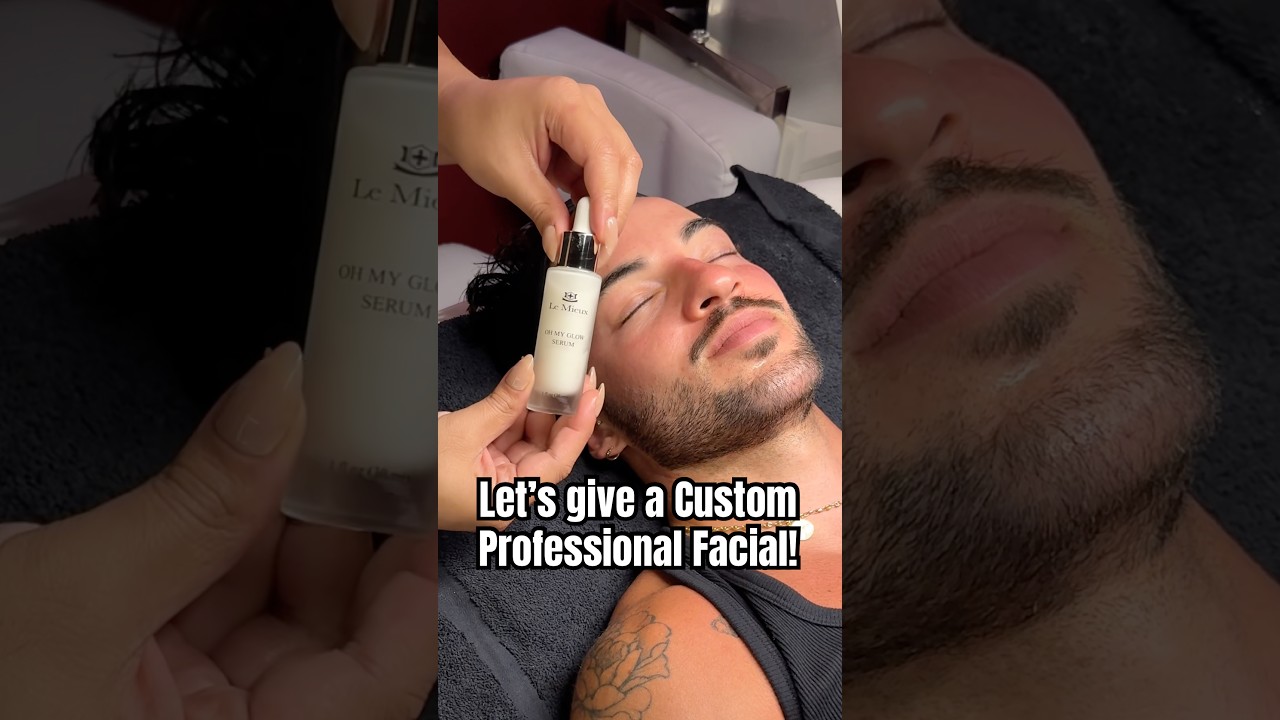 Luis' skin looks ✨✨✨ after his custom facial ❤️ #esthetician #skincare #skin #skincareroutine