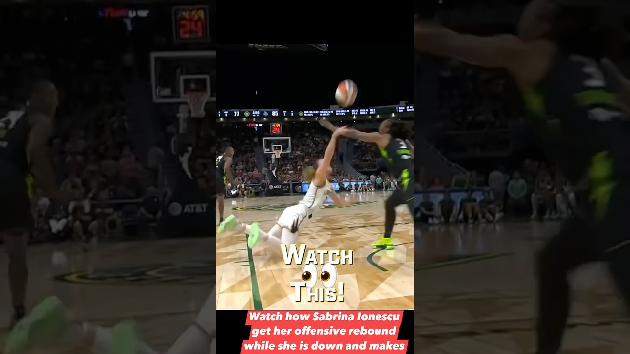 WATCH THIS #wnba #womensbasketball #basketball #sabrinaionescy #newyorkliberty #indianafever