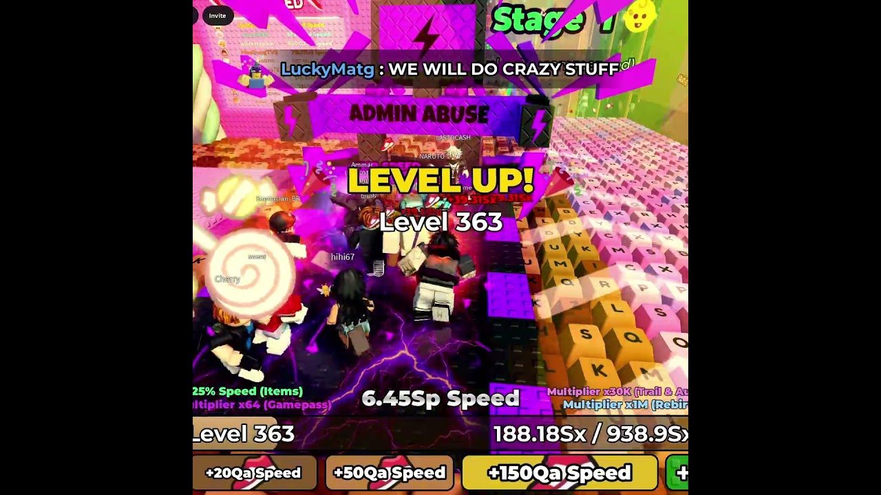 0 To 360+ Levels In 10 Seconds! 😱💀 #roblox