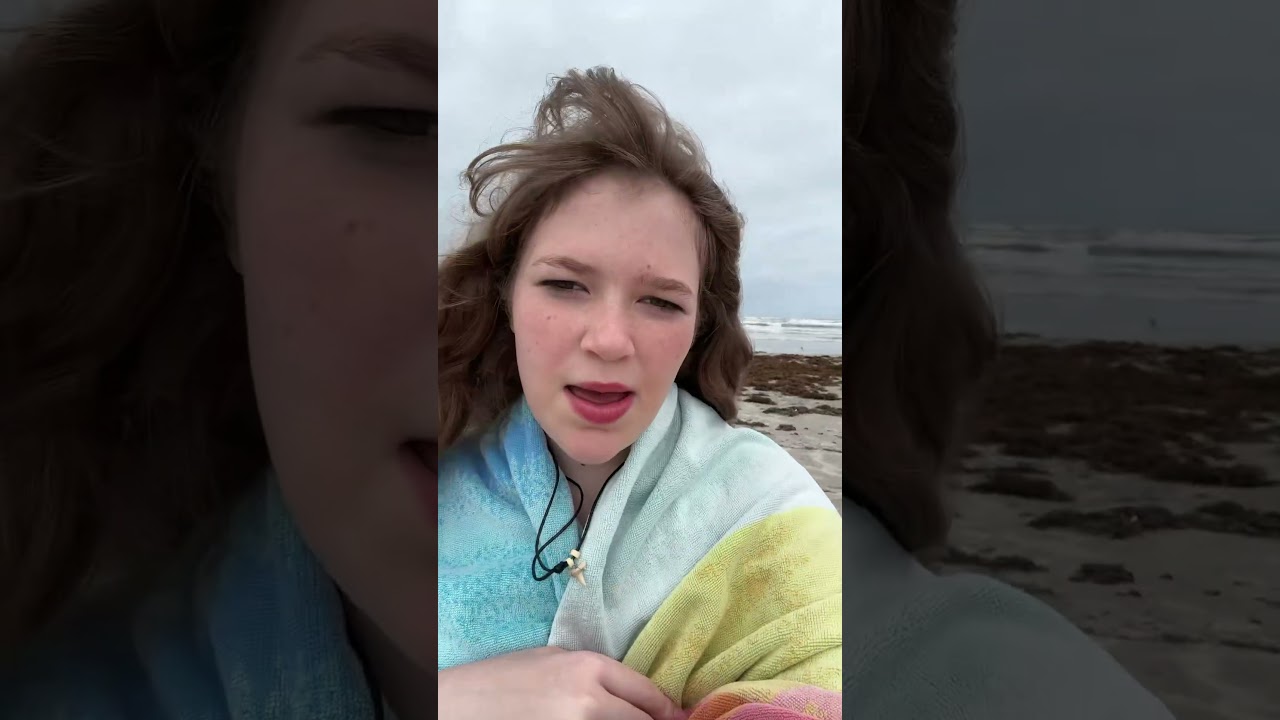 it’s so cold😭✌️ #foryou #jesusisking #hello #fypシ #beach #fameisagun