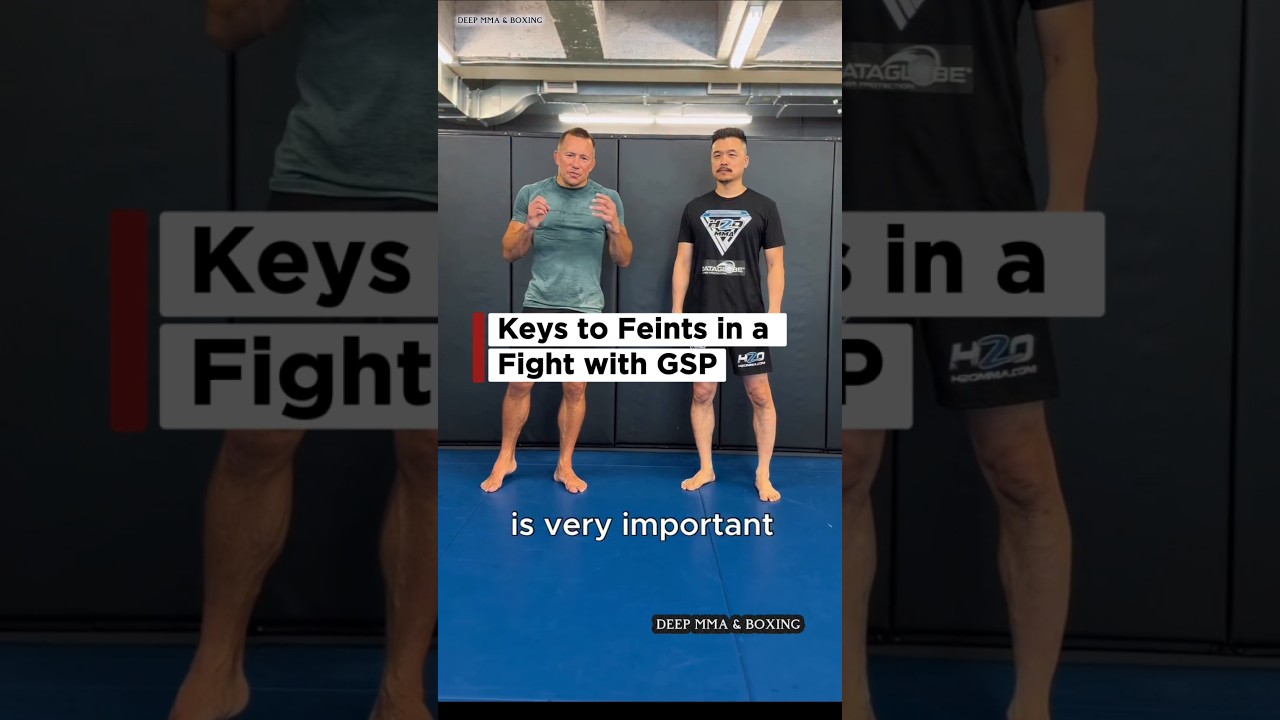 How & Why to Feint in MMA with Georges St-Pierre