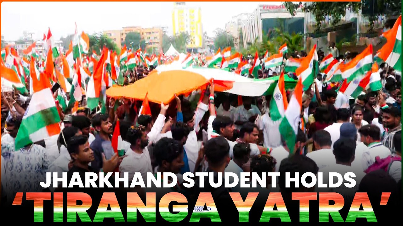 LIVE: Jharkhand Student Holds ‘Tiranga Yatra’ on 80th Independence Day I Ranchi Student Protest