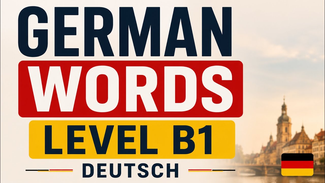Essential German Words | Level B1 | Part 2 🇩🇪