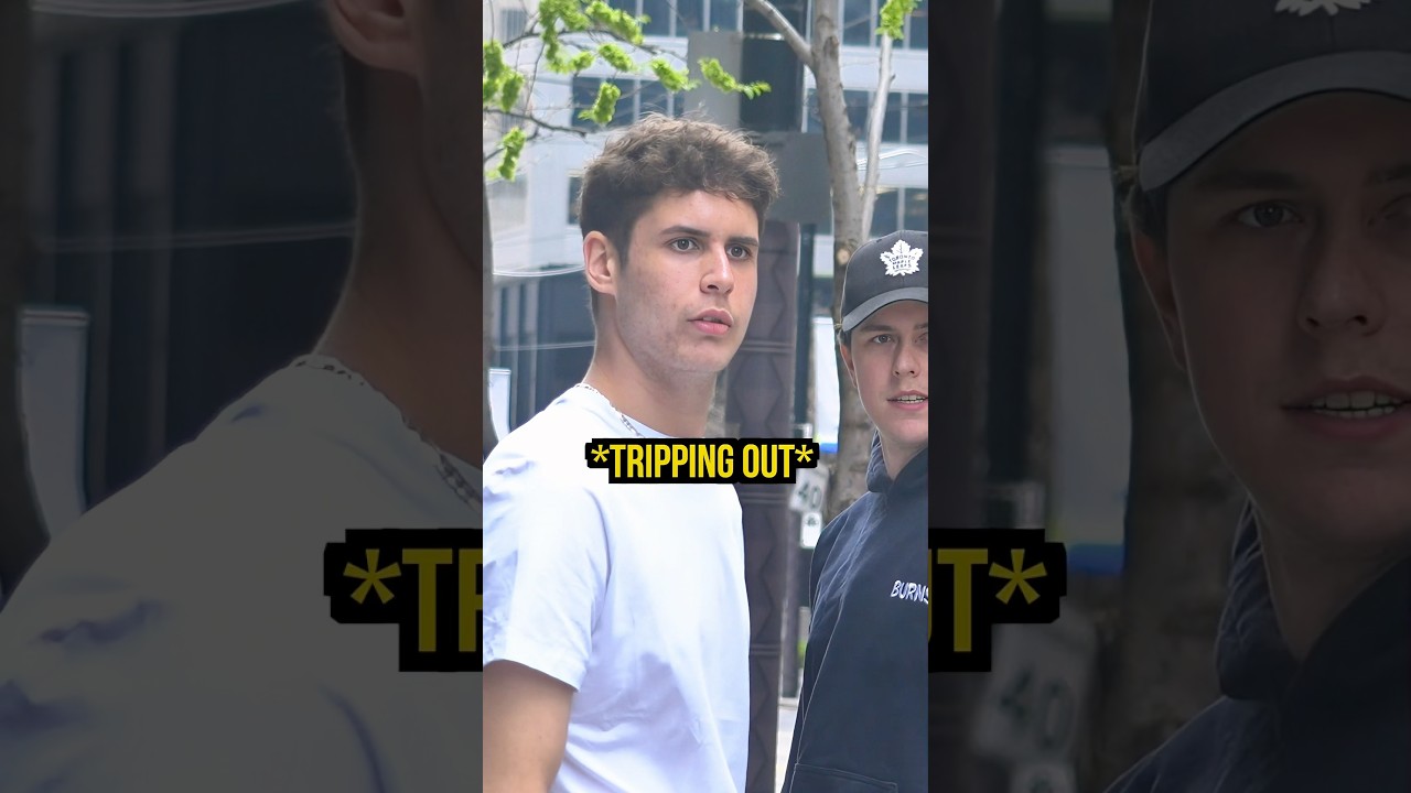 Banana Peel Twins Prank 😅🤯 #pranks #twins #dejavu #confused #toronto