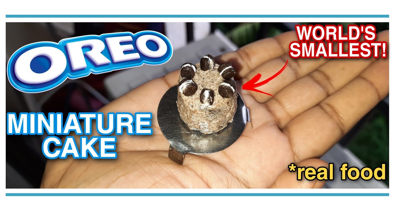 World's Smallest Oreo Cake | Miniature Cooking | Real Food | Tiny chef channel | mini food