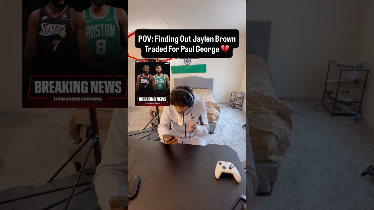 Jaylen Brown Traded For Paul George #nba #basketball #shorts