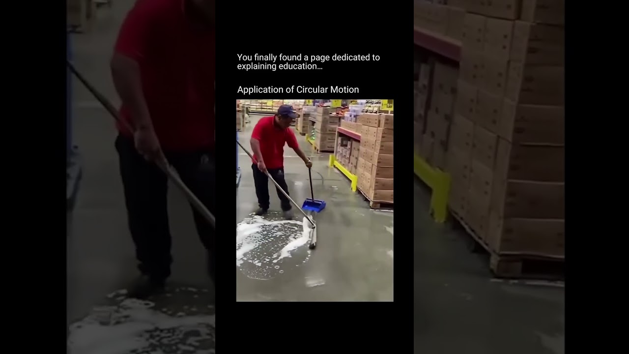 Cleaning Faster with Physics! 🌀 The Power of Circular Motion