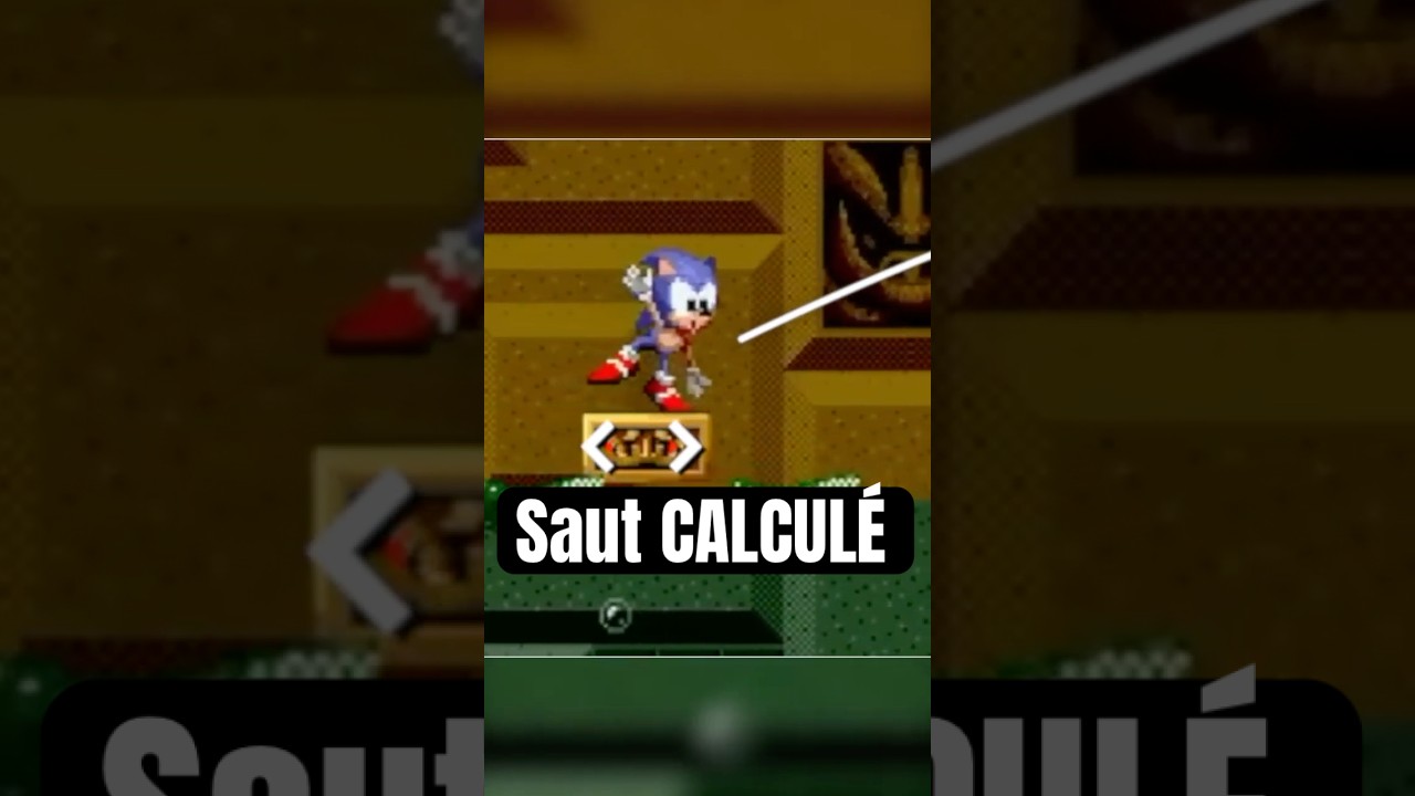 Un saut sur un PETIT espace, et ça PASSE ! #sonic #speedruning #retrogaming