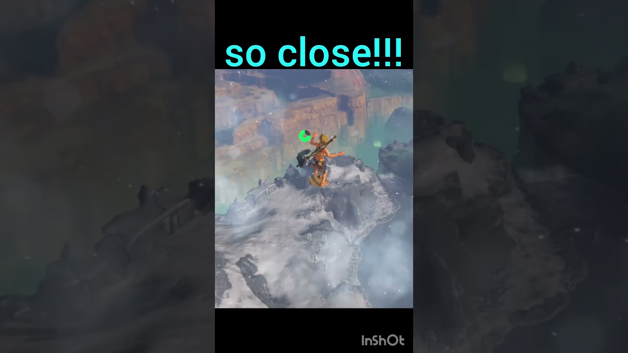 so close!!!     #zelda #botw #speedrun #glitchmoments