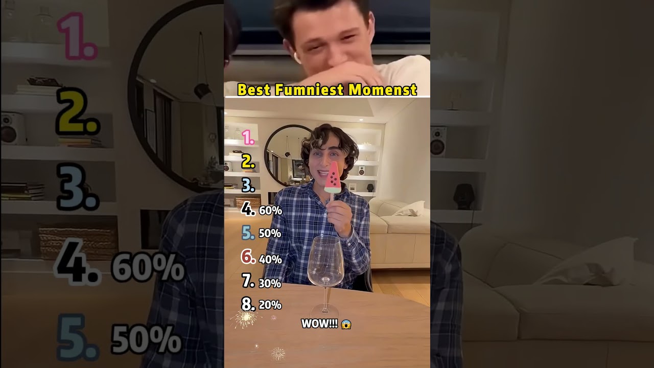 Tom Holland React Viral Videos part 12 #tomholland #funny #trytolaugh #reaction