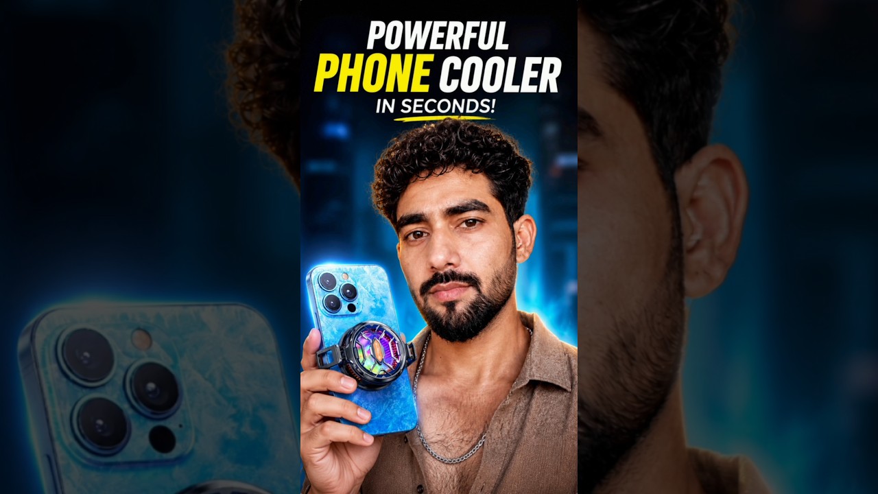 Best Phone Cooler for Gaming & Heavy Usage! ❄️📱Stop Phone Overheating #heat #phone #gaming #cooler