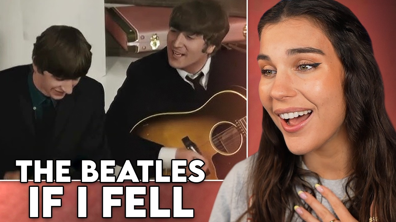SUCH BEAUTIFUL MUSIC!!! First Time Reaction to The Beatles - "If I Fell"