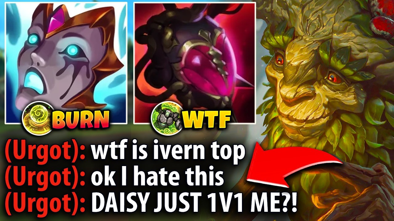 The enemy Urgot thought I was trolling with Ivern top... then Daisy 1v5 their entire team