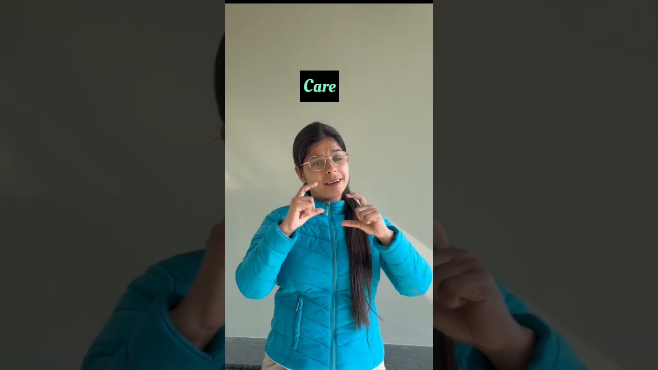 Learn Indian Sign Language. ❤️🤟🏻🥰 #indiansignlanguage