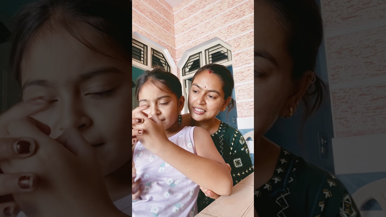 अचानक मेरी बेटी को मैंगो शेक पीना है 🥰#shortvideo #food #viralstory #shortsviral #cookingvideo#reel